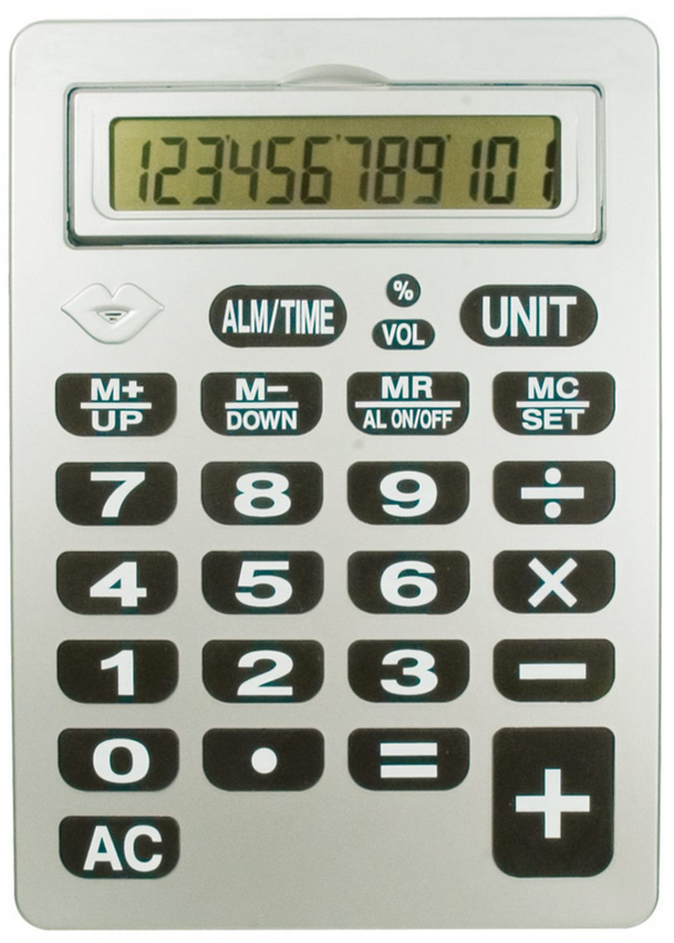 Photograph of the Reizen 12 Digit Jumbo Size Calculator